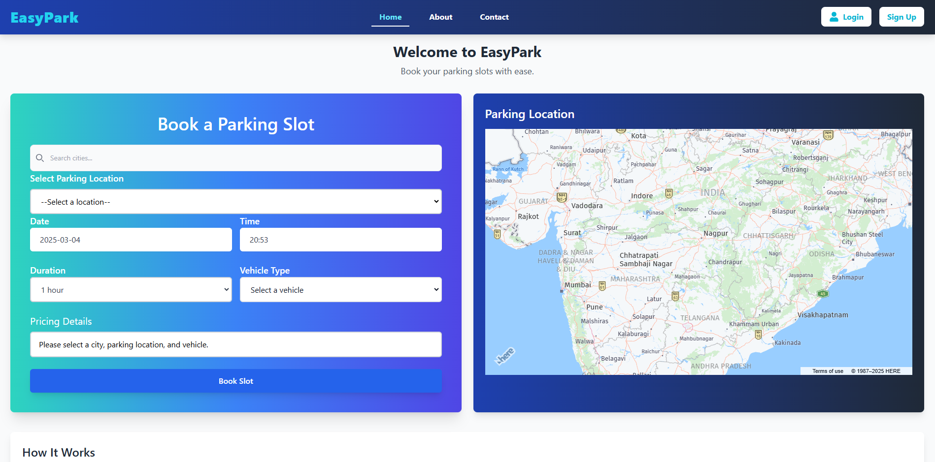 Easy Park - Online Parking Booking