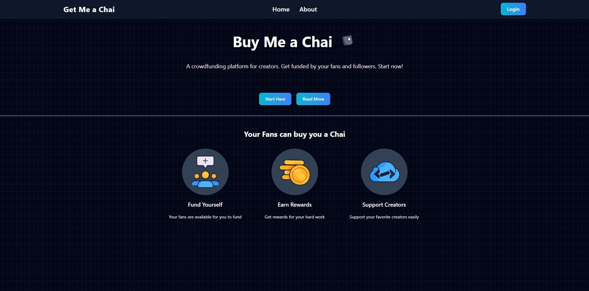 Get Me A Chai - Patreon Clone