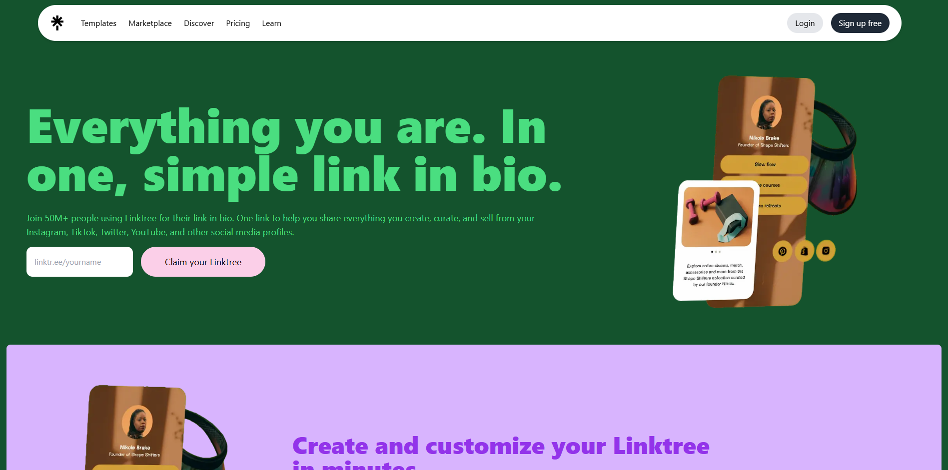 Urlshortner - Linktree Clone